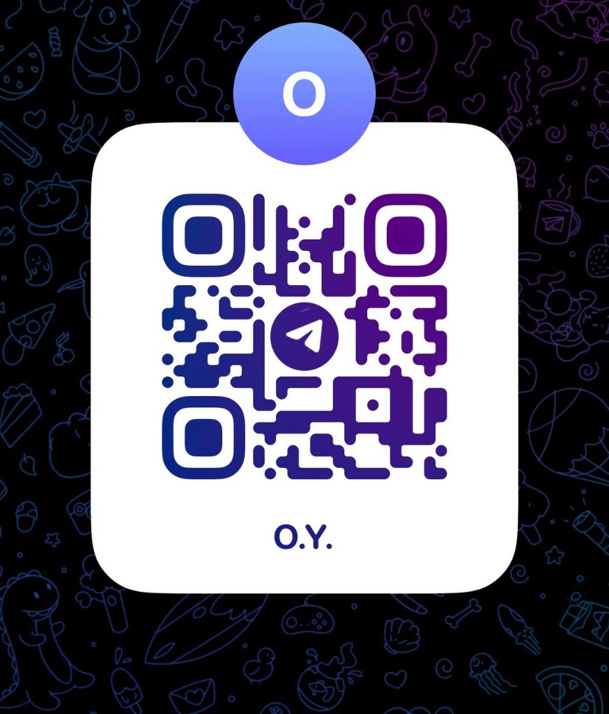 Kod QR Telegram — kontakt